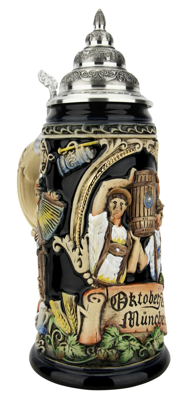 213th Anniversary Oktoberfest Beer Keg Stein | King Werk 2023 Oktoberfest Beer Stein - Image 5