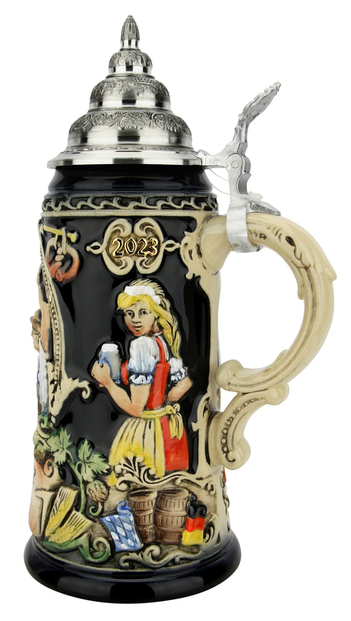 213th Anniversary Oktoberfest Beer Keg Stein | King Werk 2023 Oktoberfest Beer Stein - Image 3