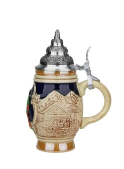 Alpine Couple Mini German Beer Stein | 0.125 Liter -Luxury Cup Store Alpine Couple Mini German Beer Stein 0.125 Liter K500D125 RS SM 57613.1553549091