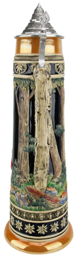 5 Liter Alpine Dance Beer Stein -Luxury Cup Store Alpine Dance 5 Liter Beer Stein K300DE5 Back SM 82719.1478993988