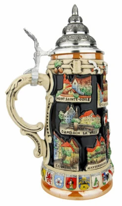 Alsace Souvenir Beer Stein -Luxury Cup Store Alsace Souvenir Beer Stein K309AL LS SM 02074.1649887610