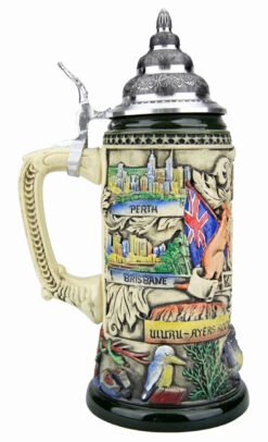 Australia Beer Stein Rustic -Luxury Cup Store Australia Beer Stein Rustic K313ARU LS SM 78908.1555527524