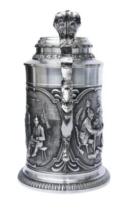 Austria Pewter Beer Stein -Luxury Cup Store Austria Pewter Beer Stein AS10944 Back SM 17787.1398608743