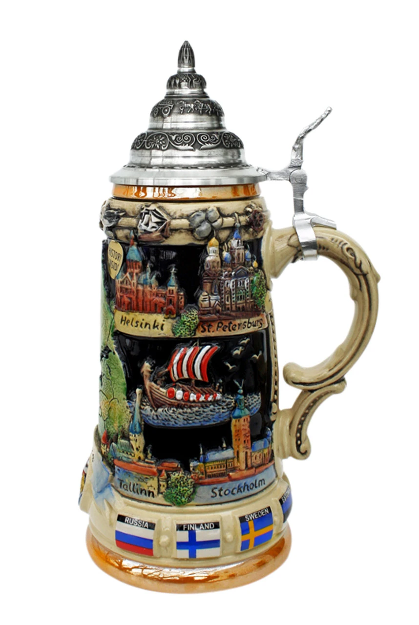 Baltic Sea Panorama Beer Stein 3 Baltic Sea Panorama Beer Stein - Image 3