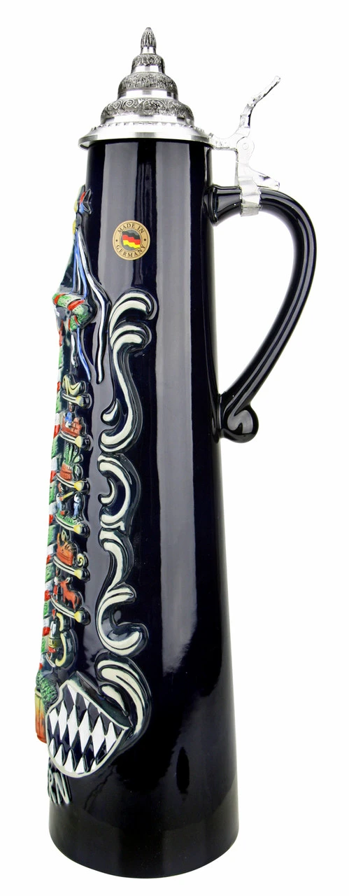 Bavaria Bayern Maypole Jug Stein | 2 Liter - Image 3