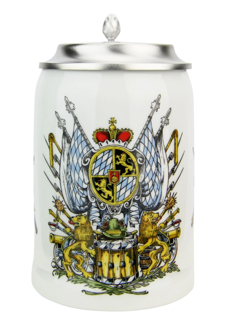 Zimmermann Bavaria Crest Porcelain Beer Stein 2 Zimmermann Bavaria Crest Porcelain Beer Stein - Image 2