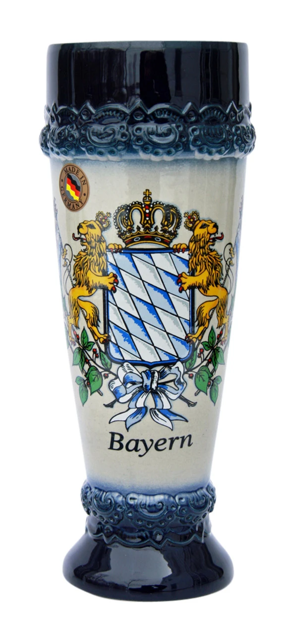 Bavaria Crest Stoneware Wheat Beer Cup 1 Bavaria Crest Stoneware Wheat Beer Cup