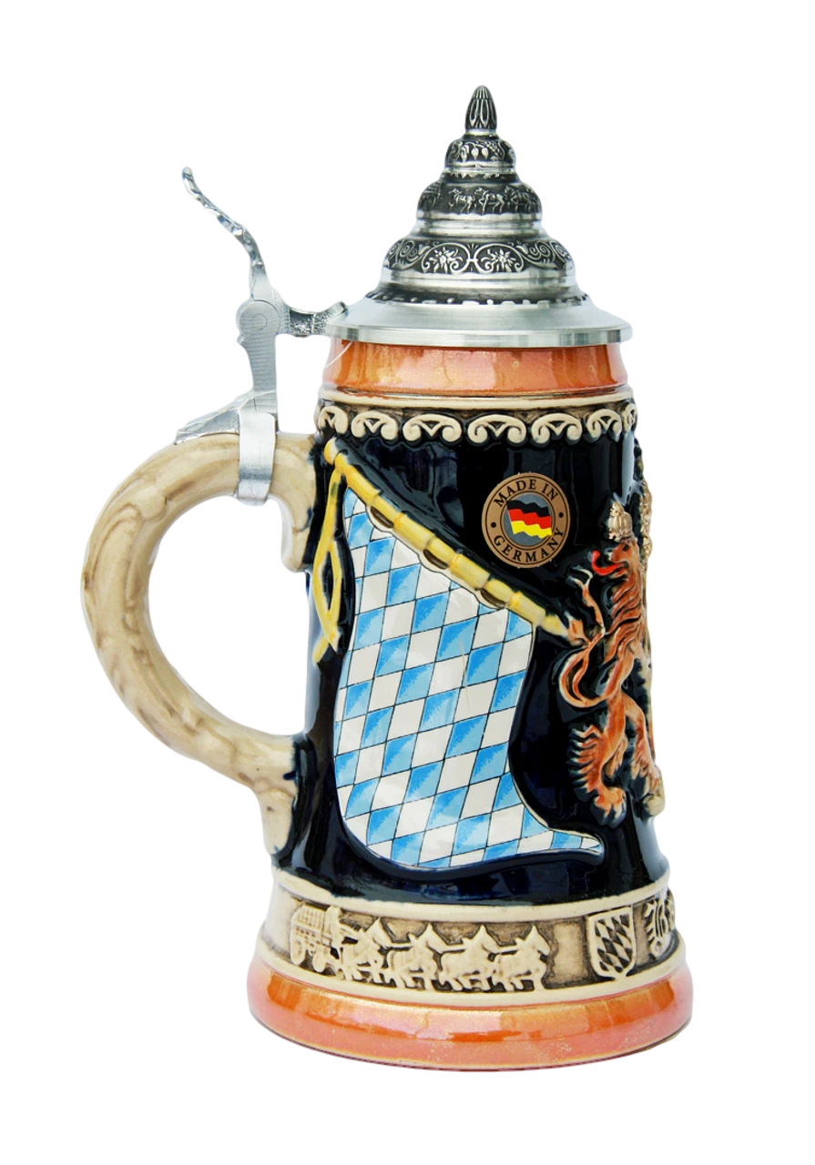 Bavaria Lion Crest Beer Stein 3 Bavaria Lion Crest Beer Stein - Image 3