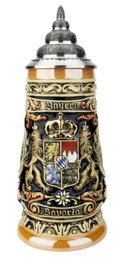 Bavaria Oberammergau German Beer Stein -Luxury Cup Store Bavaria Oberammergau German Beer Stein K1001 FNT SM 12589.1585841246