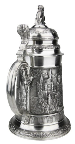 Bavaria Pewter Beer Stein -Luxury Cup Store Bavaria Pewter Beer Stein AS60192 Back SM 33062.1511053589