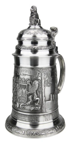 Bavaria Pewter Beer Stein -Luxury Cup Store Bavaria Pewter Beer Stein AS60192 RA SM 91144.1511053589