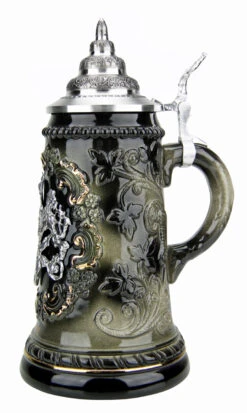 Bavaria Pewter Lion Crest Beer Stein -Luxury Cup Store Bavaria Pewter Lion Crest Beer Stein K455SZB RS SM 49934.1490903076