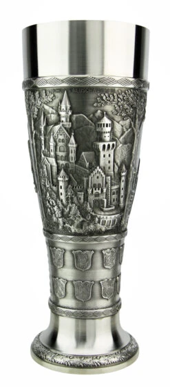 Bavaria Pewter Wheat Beer Tulip -Luxury Cup Store Bavaria Pewter Wheat Beer Tulip AS60205 Side 2 SM 96041.1605828304