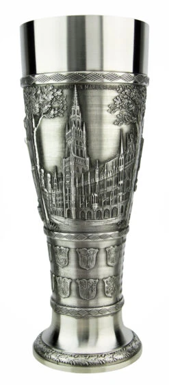 Bavaria Pewter Wheat Beer Tulip -Luxury Cup Store Bavaria Pewter Wheat Beer Tulip AS60205 Side 4 SM 87196.1605828357