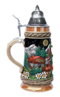 Bavarian Traditions Beer Stein -Luxury Cup Store BavarianTraditions Beer Stein KT1720BZ LS SM 79740.1401298892