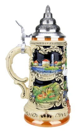 Bavarian Castles Beer Stein -Luxury Cup Store Bavarian Castles Beer Stein K309S LS SM 94778.1507149574
