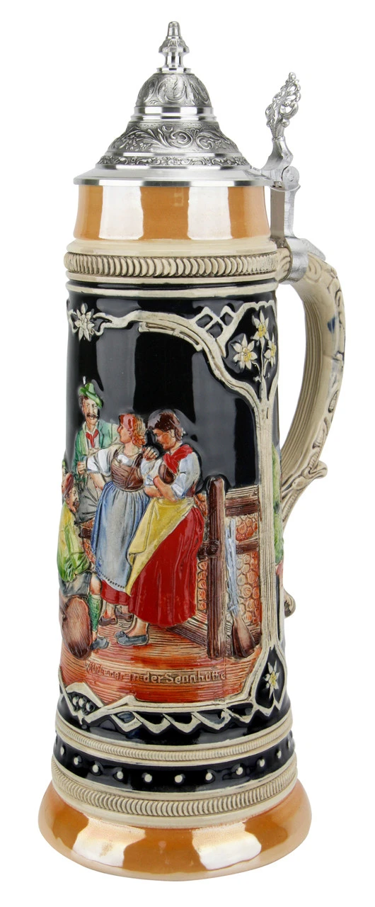 Bavarian Hunters Traditional Style 2 Liter Beer Stein - Image 6
