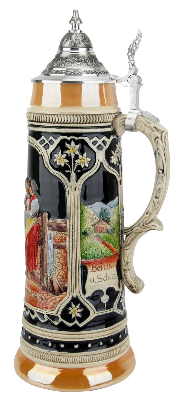 Bavarian Hunters Traditional Style 2 Liter Beer Stein - Image 7