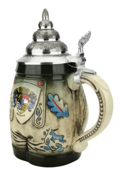 Bavarian Lederhosen 3D Beer Stein -Luxury Cup Store Bavarian Lederhosen 3D Beer Stein K280 RA SM 99176.1618434564