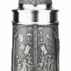 Bavarian Village Maypole Pewter Beer Stein