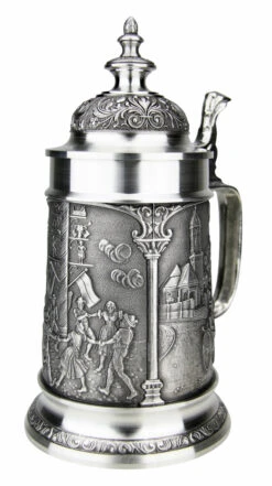 Bavarian Village Maypole Pewter Beer Stein -Luxury Cup Store Bavarian Village Maypole Pewter Beer Stein DN8545SDZ RA SM 17896.1541621537