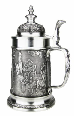 Bavarian Village Maypole Pewter Beer Stein -Luxury Cup Store Bavarian Village Maypole Pewter Beer Stein DN8545SDZ RS SM 64008.1541621537