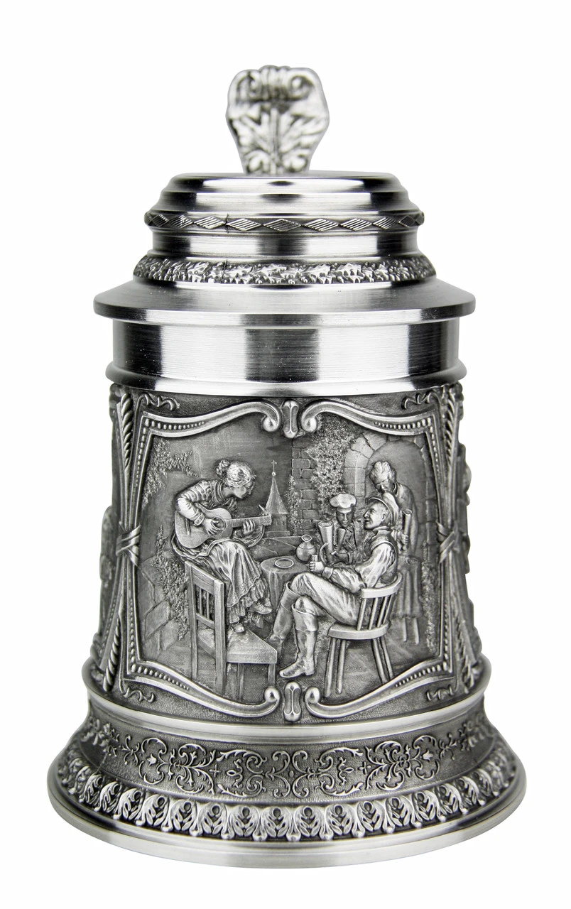Beer Brewers Pewter Beer Stein 3 Beer Brewers Pewter Beer Stein - Image 3