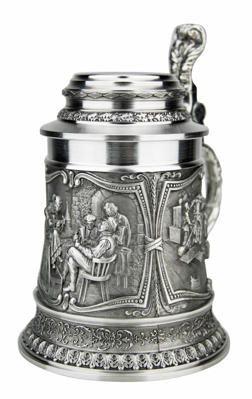 Beer Brewers Pewter Beer Stein 4 Beer Brewers Pewter Beer Stein - Image 4