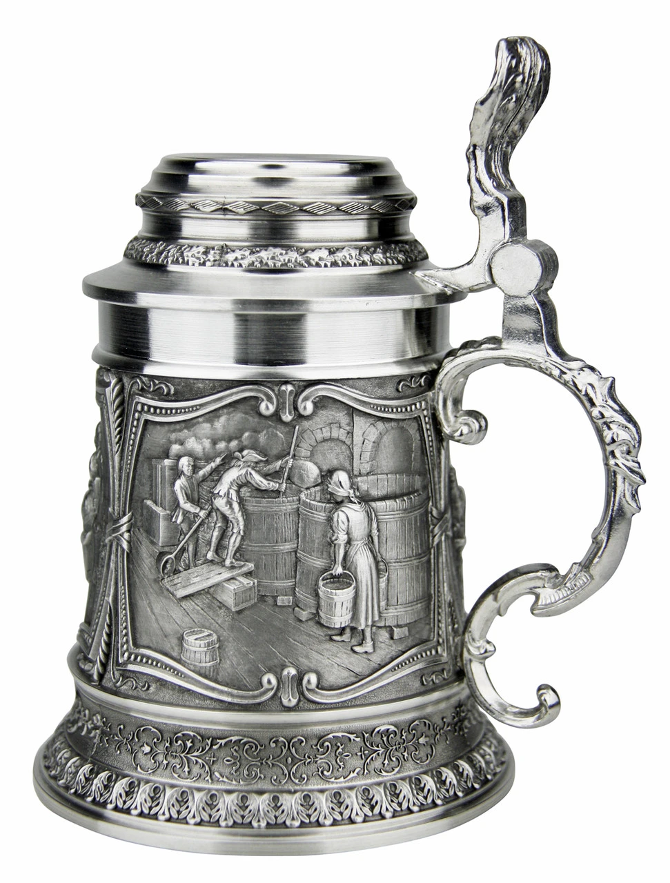 Beer Brewers Pewter Beer Stein 5 Beer Brewers Pewter Beer Stein - Image 5