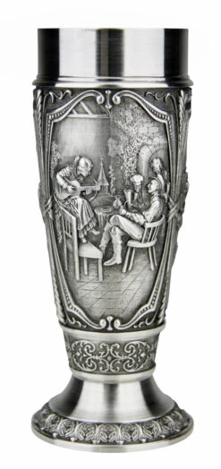 Beer Brewers Pewter Pilsner Tulip Cup -Luxury Cup Store Beer Brewers Pewter Pilsner Tulip Cup AS10325 Side2 SM 50039.1550678798