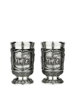 Beer Brewers Pewter Shot Cup 1 Oz | Set Of 2