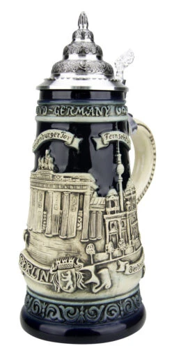 Berlin Beer Stein Cobalt