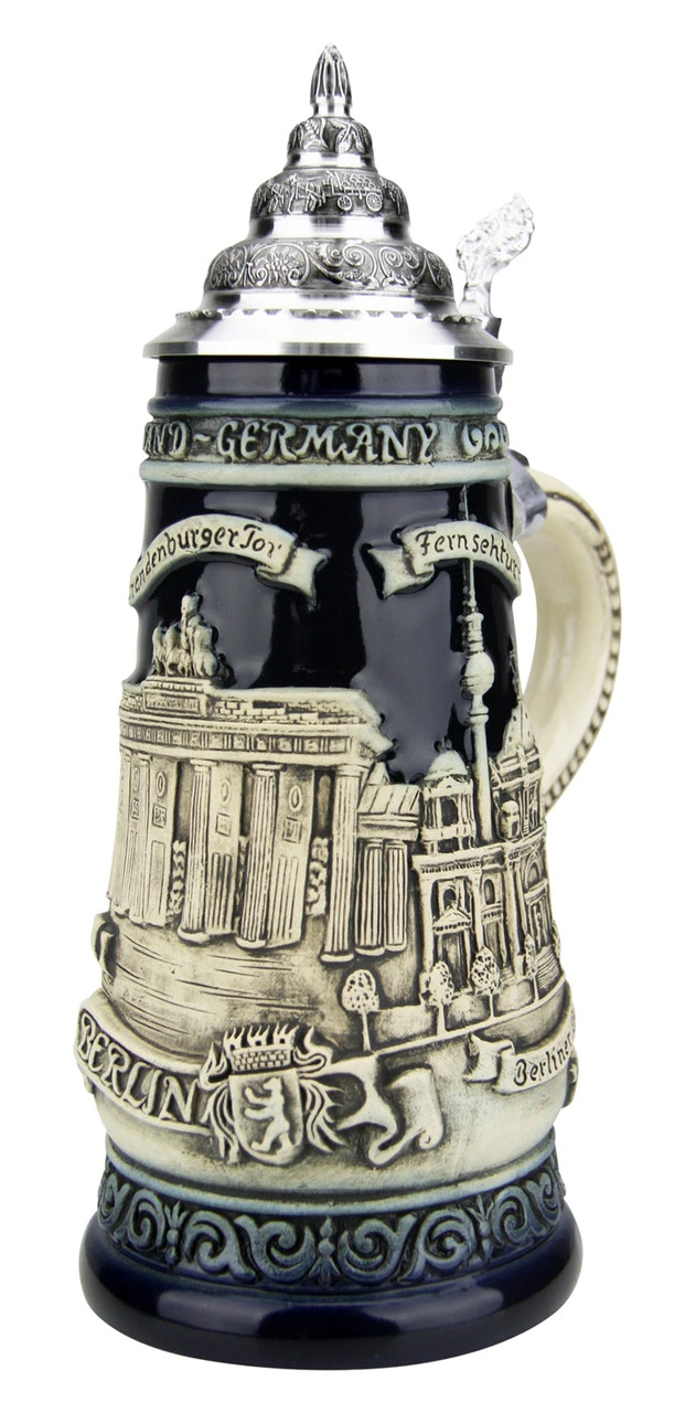 Berlin Beer Stein Cobalt 1 Berlin Beer Stein Cobalt