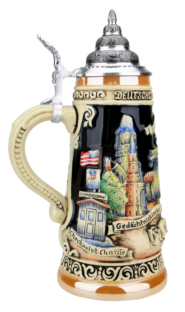 Berlin And Brandenburg Gate Beer Stein 4 Berlin And Brandenburg Gate Beer Stein - Image 4