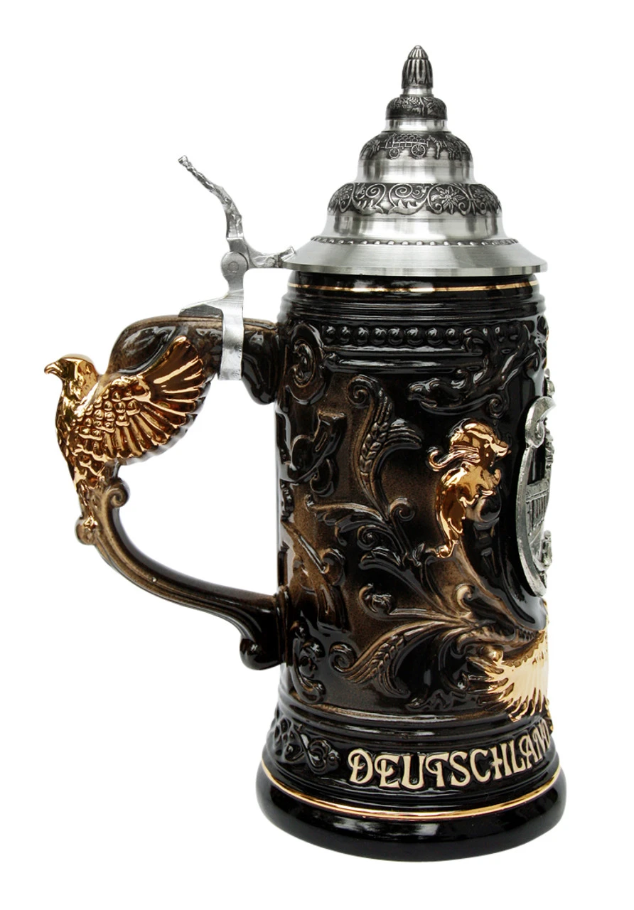 Berlin Germany Eagle Handle Beer Stein 2 Berlin Germany Eagle Handle Beer Stein - Image 2
