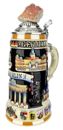 Berlin Wall Beer Stein -Luxury Cup Store Berlin Wall Beer Stein K309BW RA SM 83421.1594189086