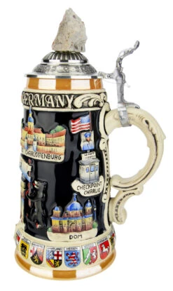 Berlin Wall Beer Stein -Luxury Cup Store Berlin Wall Beer Stein K309BW RS SM 28426.1594189086