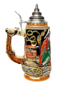 Blackbeard The Pirate Beer Stein 5 Blackbeard The Pirate Beer Stein -Luxury Cup Store Blackbeard the Pirate Beer Stein K313P LS SM 78890.1431539172