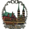 Bremen German Pewter Christmas Tree Ornament