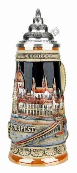Budapest Beer Stein -Luxury Cup Store Budapest Beer Stein K305BV A2 SM 85703.1491349670