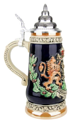 Bulgaria Coat Of Arms Beer Stein -Luxury Cup Store Bulgaria Coat of Arms Beer Stein K1005BU LS SM 93731.1489704696