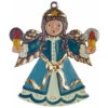 Christmas Angel German Pewter Christmas Ornament
