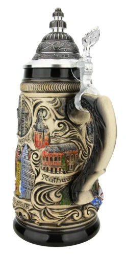 Cologne Koln Beer Stein Rustic -Luxury Cup Store Cologne Koln Beer Stein Rustic ZB1745906 Back SM 66744.1649972242