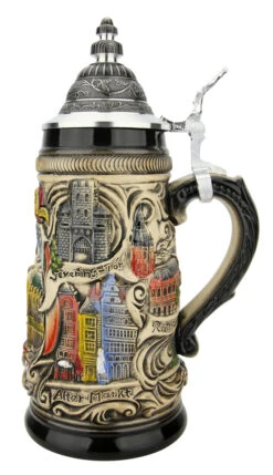 Cologne Koln Beer Stein Rustic -Luxury Cup Store Cologne Koln Beer Stein Rustic ZB1745906 RS SM 51942.1649972344