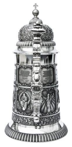 Creation Pewter Beer Stein -Luxury Cup Store Creation Pewter Beer Stein AS60318 Back SM 68382.1398608927
