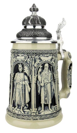 Crusaders Beer Stein | Cobalt -Luxury Cup Store Crusaders Beer Stein Cobalt KT1338EZ RA SM 40149.1633472729