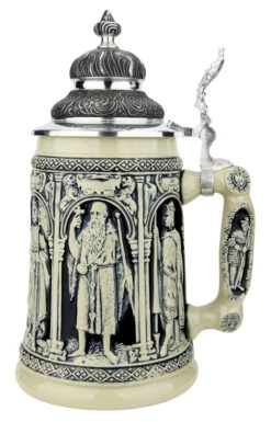 Crusaders Beer Stein | Cobalt -Luxury Cup Store Crusaders Beer Stein Cobalt KT1338EZ RS SM 12327.1633472773