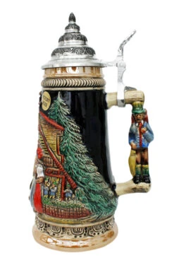 Cuckoo Clock Peddler Beer Stein -Luxury Cup Store Cuckoo Clock Peddler Beer Stein K305U RS SM 03918.1401390609