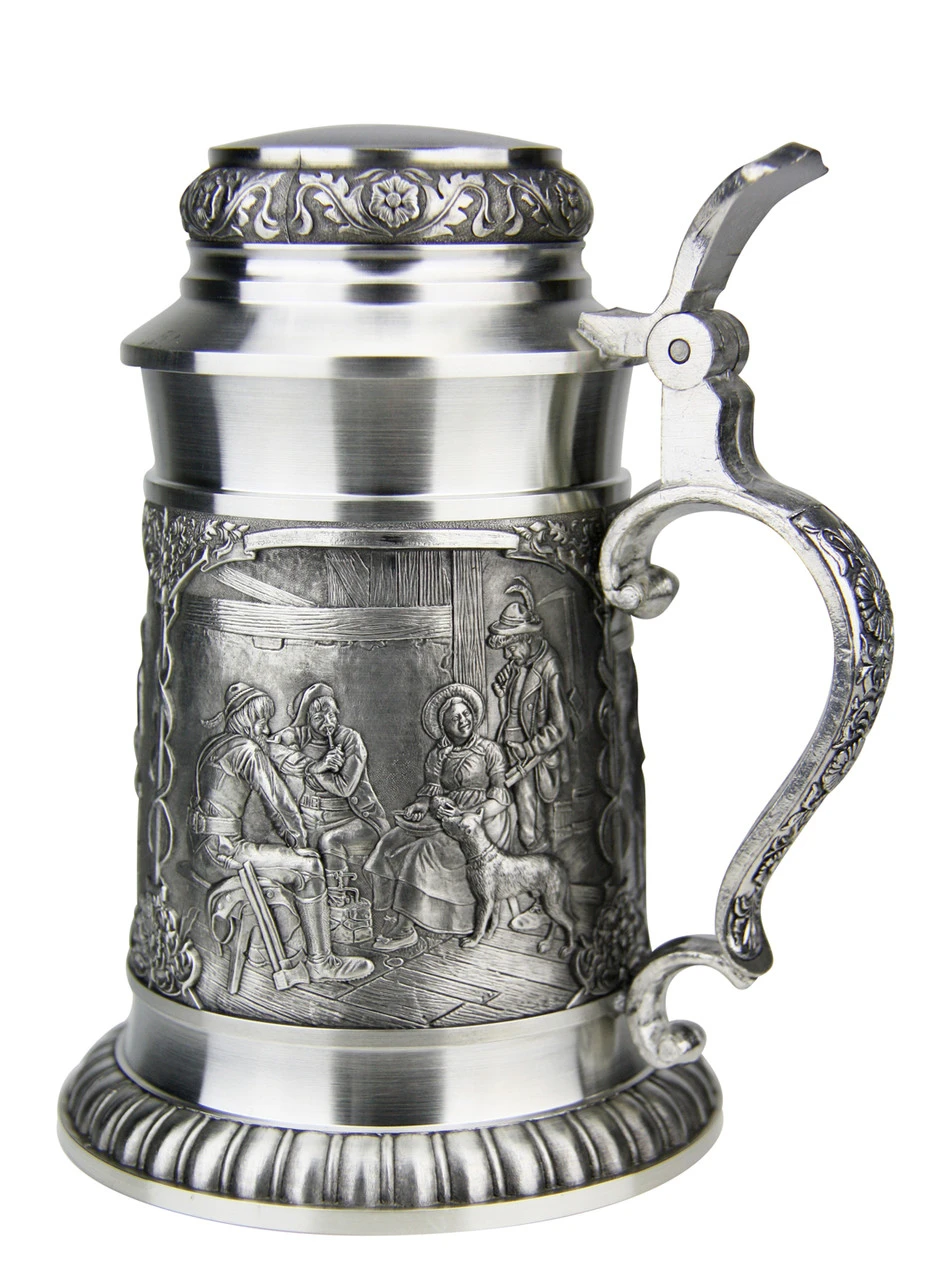 Defregger Pewter Beer Stein | 0.5 Liter 4 Defregger Pewter Beer Stein | 0.5 Liter - Image 4