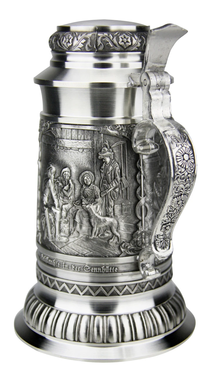 Defregger Pewter Beer Stein | 1 Liter 5 Defregger Pewter Beer Stein | 1 Liter - Image 5